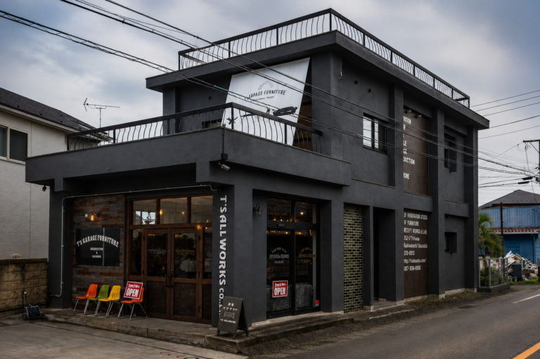 群馬県高崎市。T's Garage Furnitureの外観